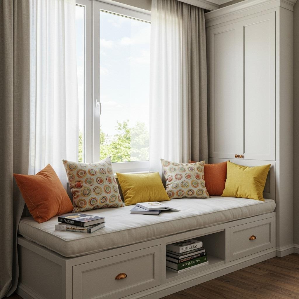 Window Seat Reading Paradise