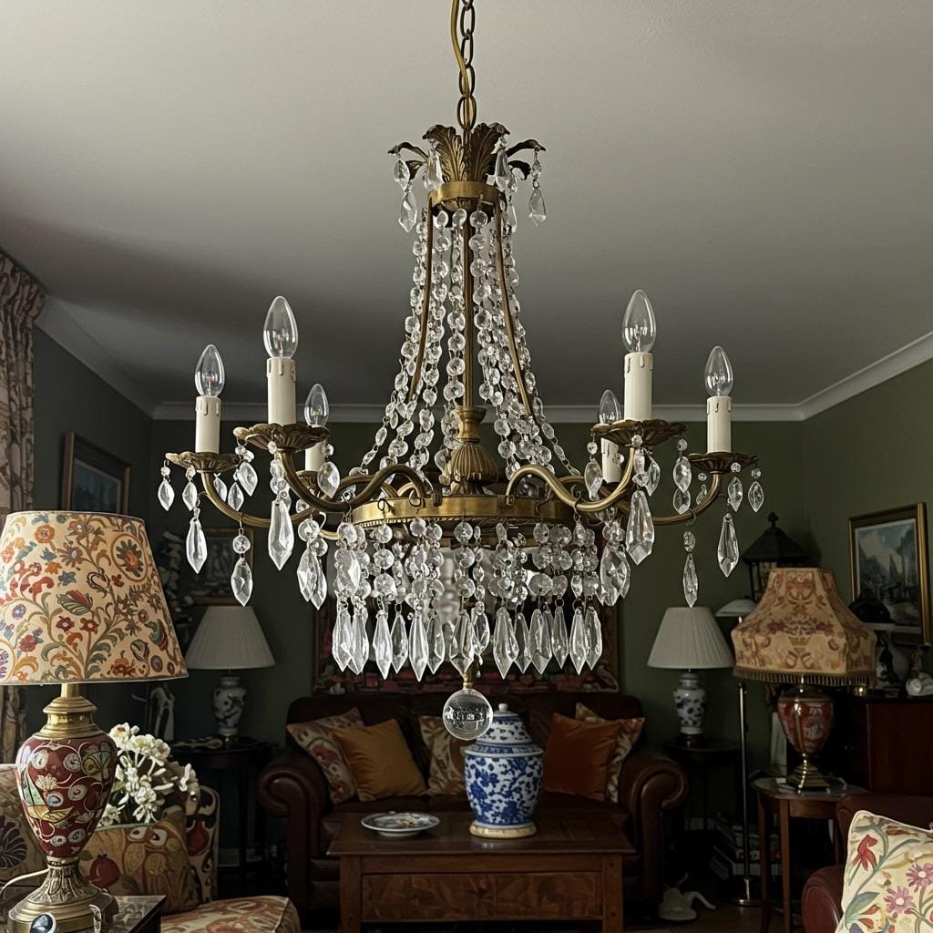 Add Vintage or Ornate Lighting Fixtures