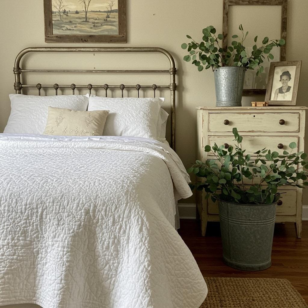 Balance Feminine and Rustic Elements