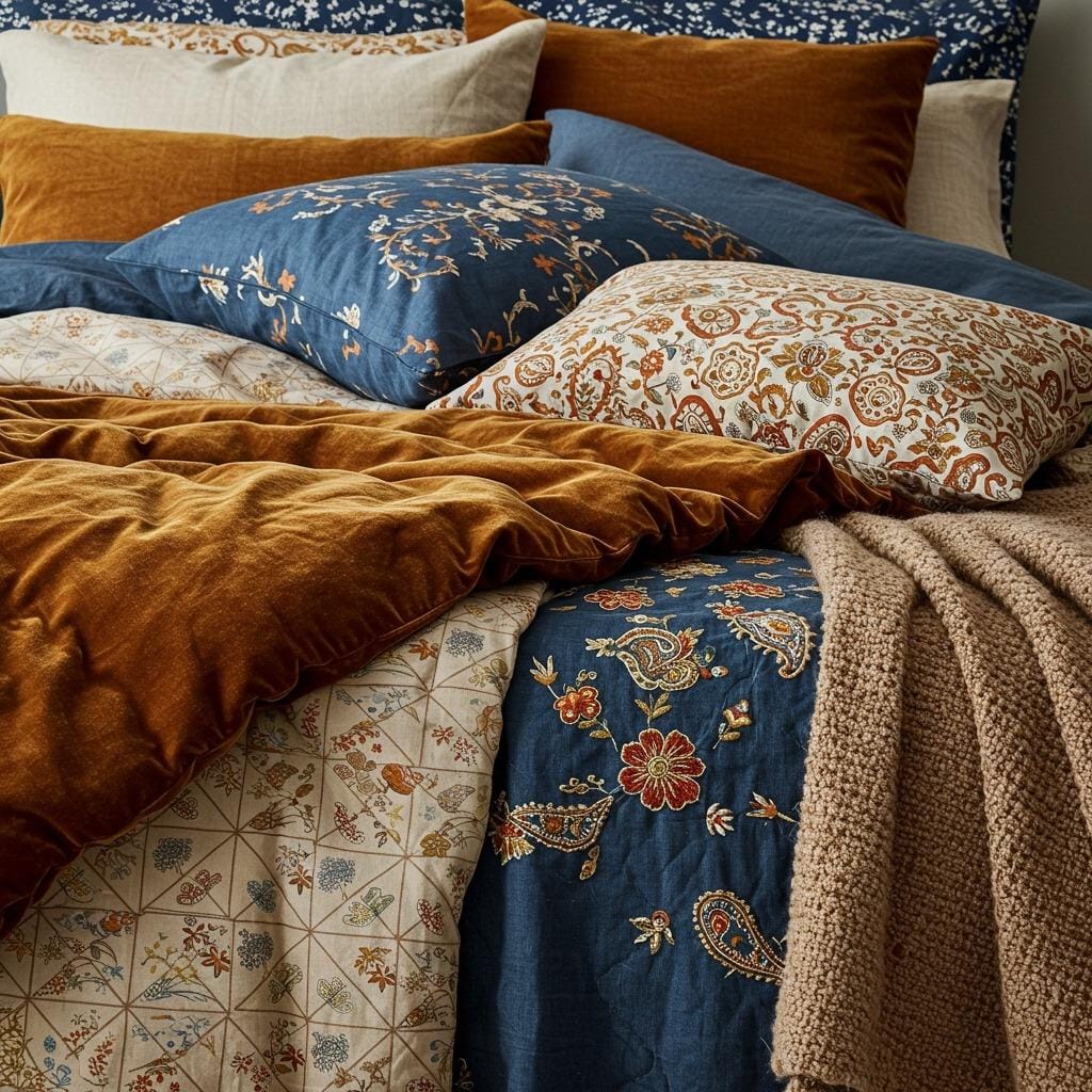 Balance Old and New Textiles