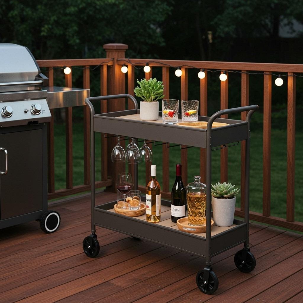 Bar Carts That Double as Serving Stations