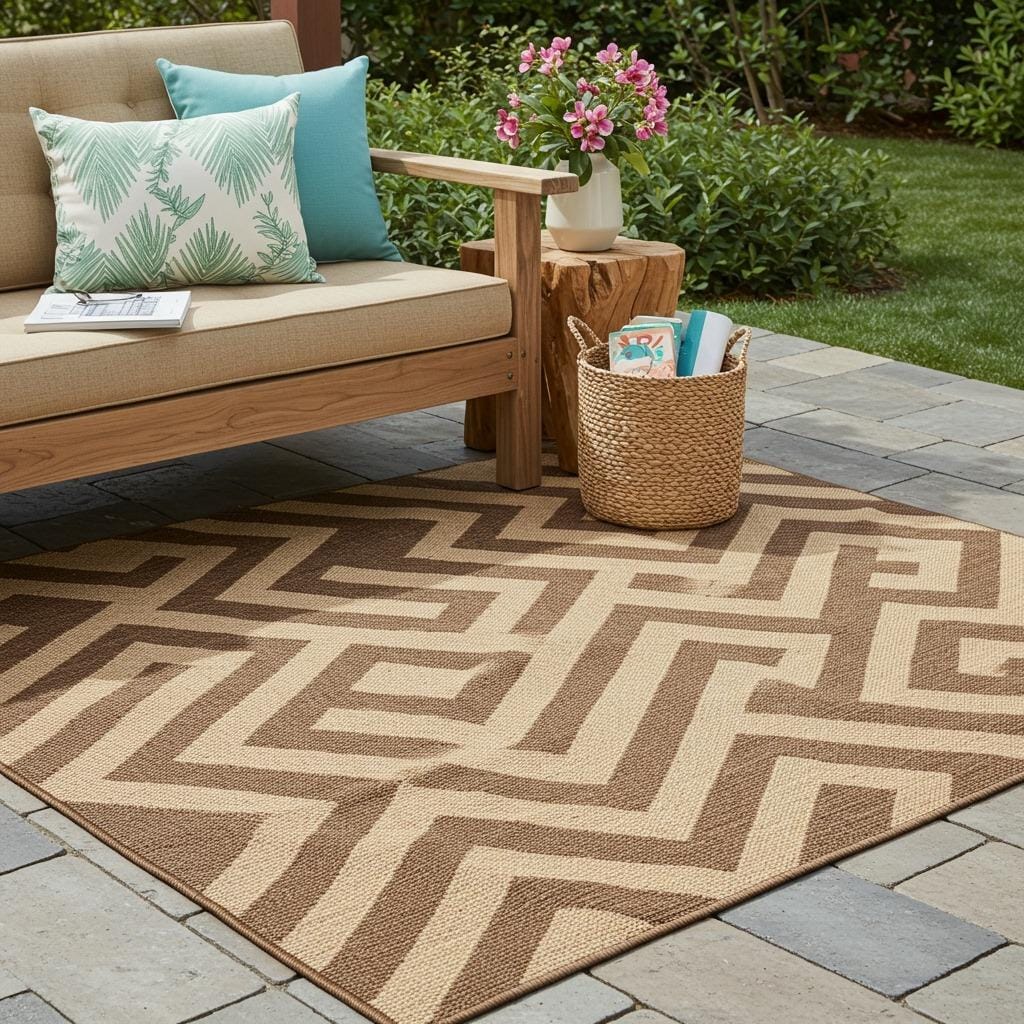 Chevron Pattern in Earth Tones