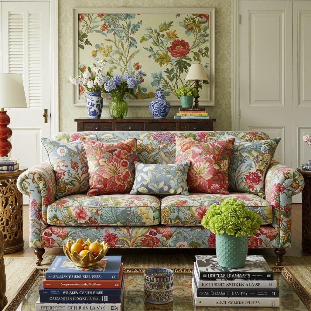 Choose a Bold, Patterned Sofa
