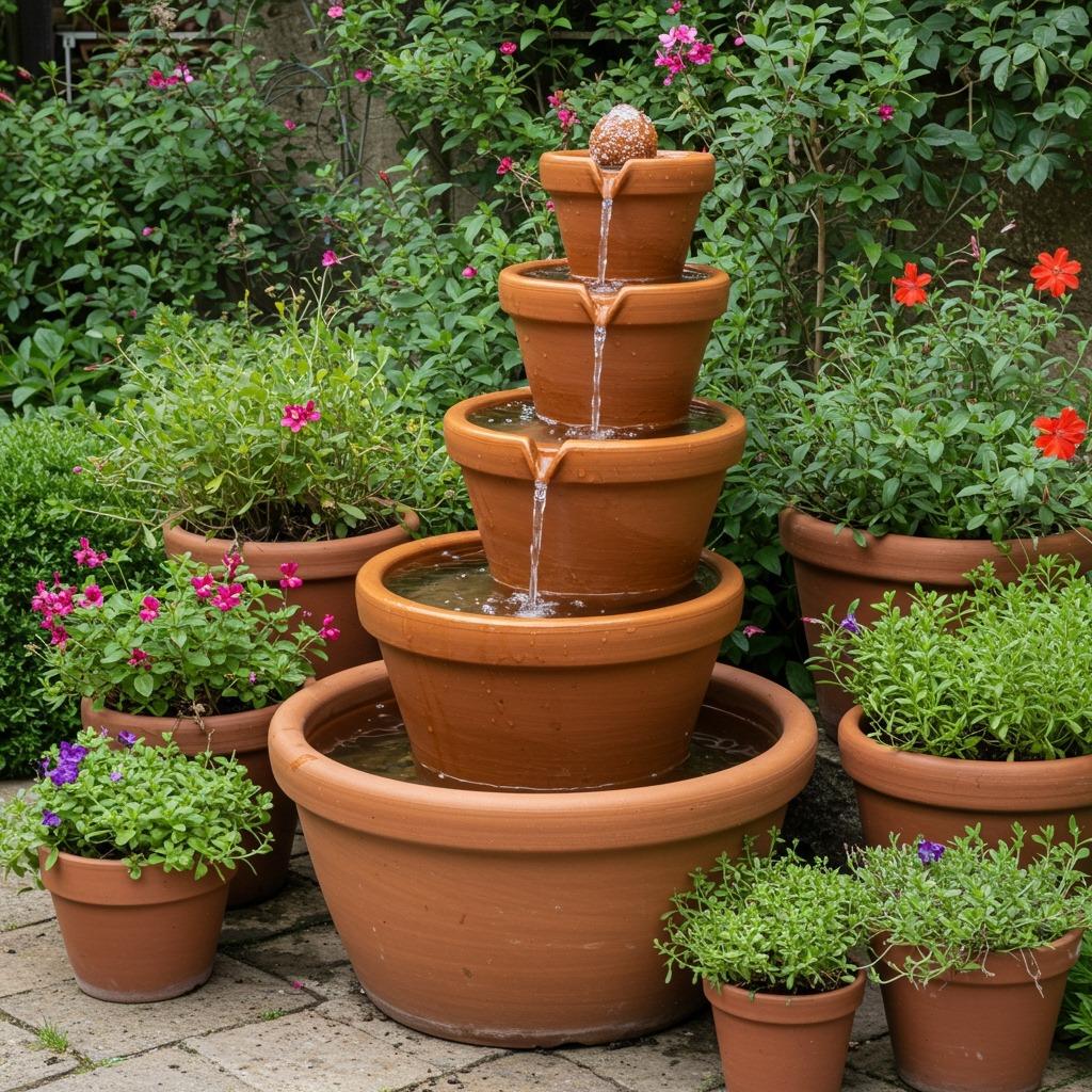 Classic Tiered Pot Fountain