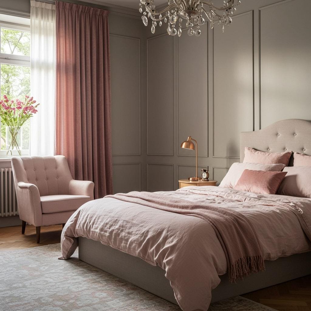 Dusty Rose and Greige Palette