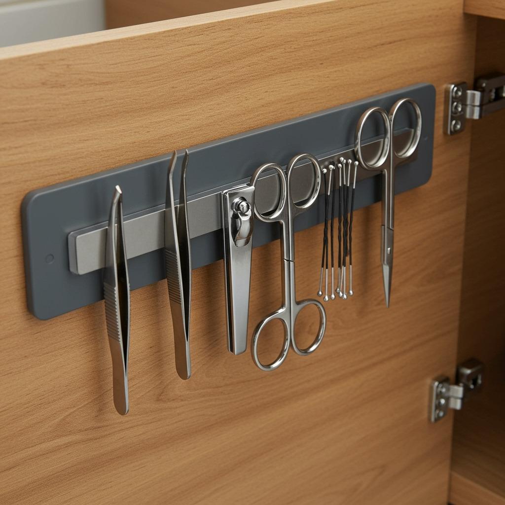 Hang a Magnetic Strip for Metal Tools