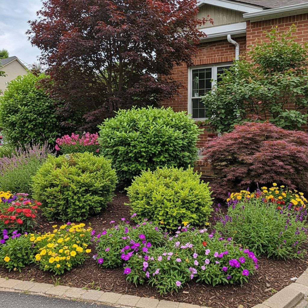 Incorporating Shrubs for Structure