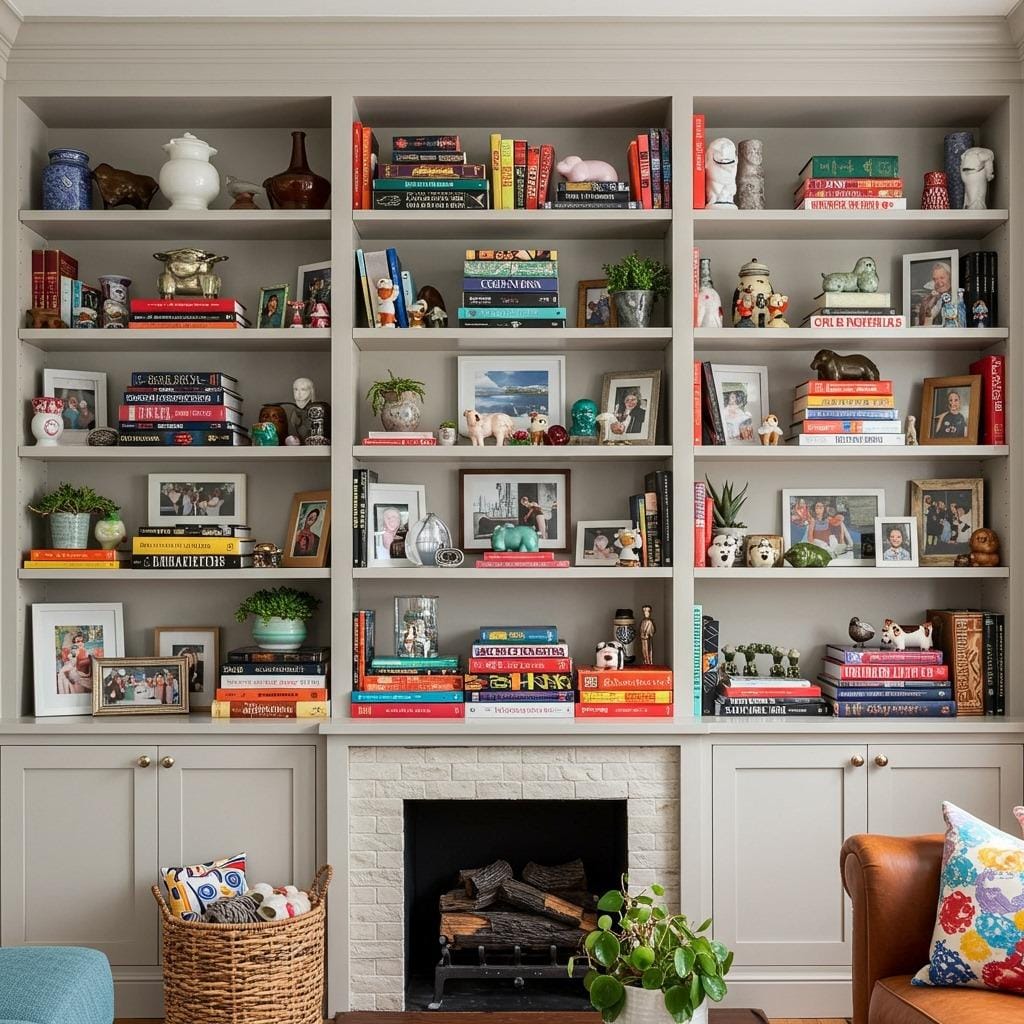 Install Open Shelving for Display