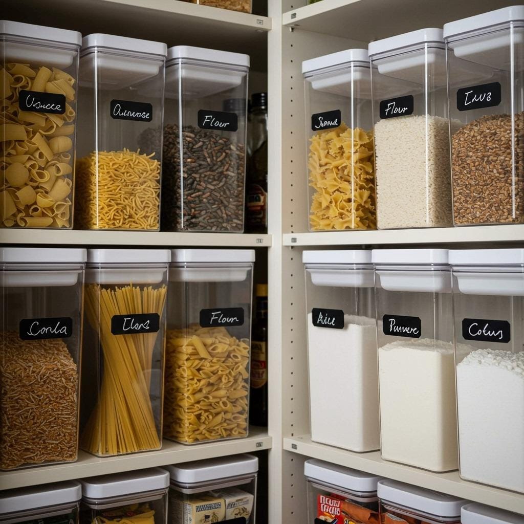 Invest in Stackable Clear Containers