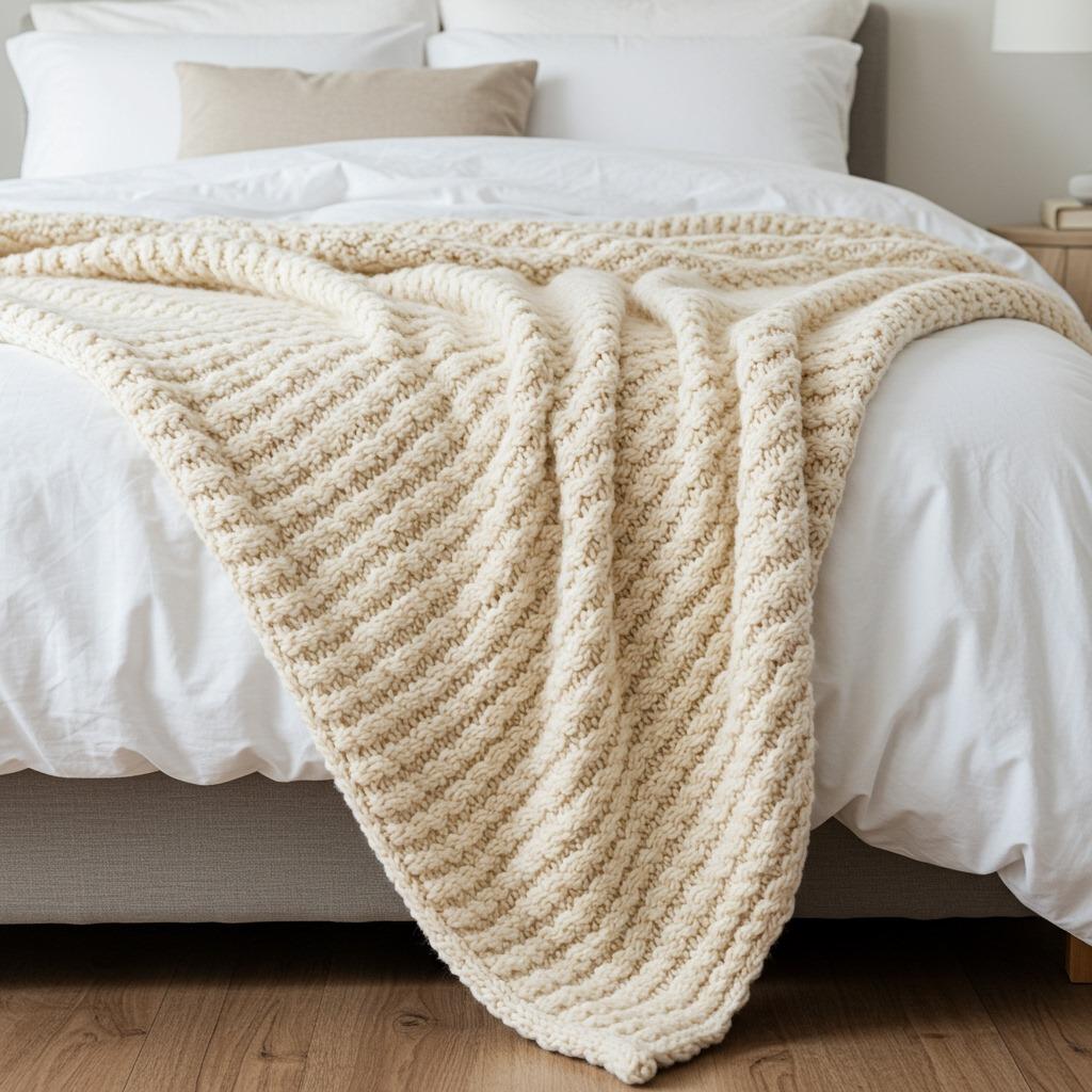 Layer Blankets at the Foot of the Bed