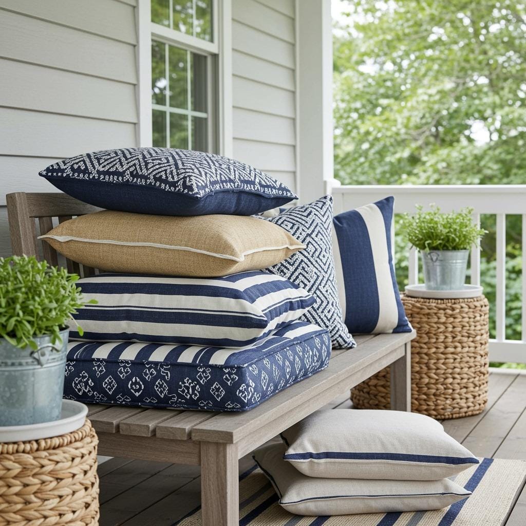 Layer Comfortable Outdoor Cushions and Pillows