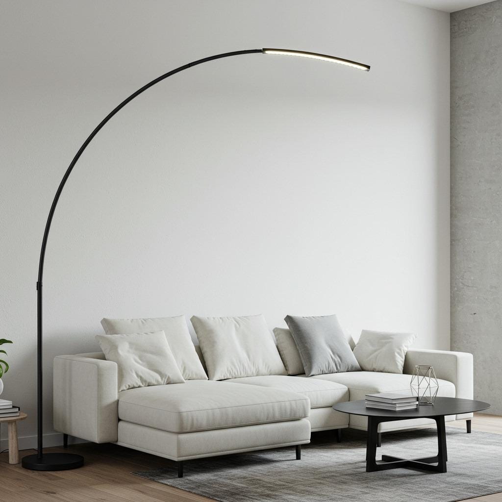 Minimalist LED Arc Lamp