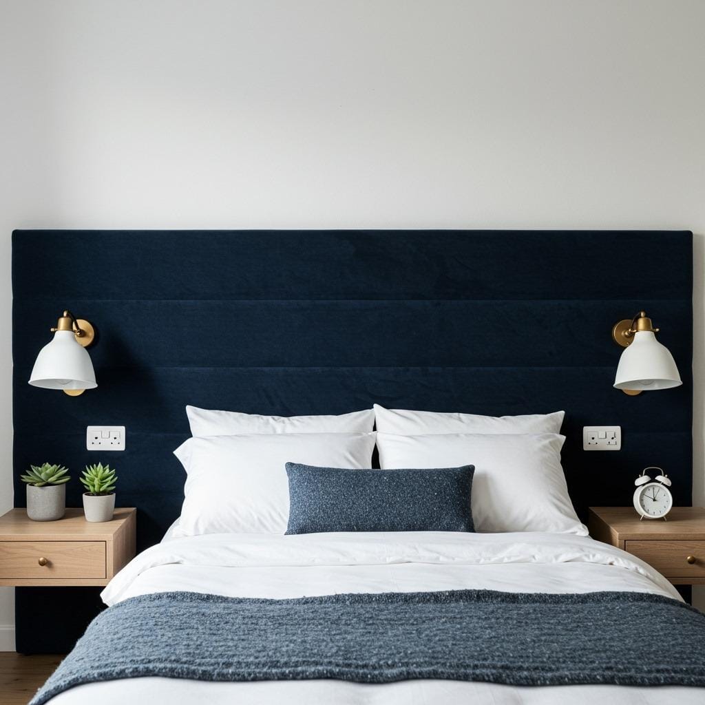 Modular Headboards with Built-in Nightstands