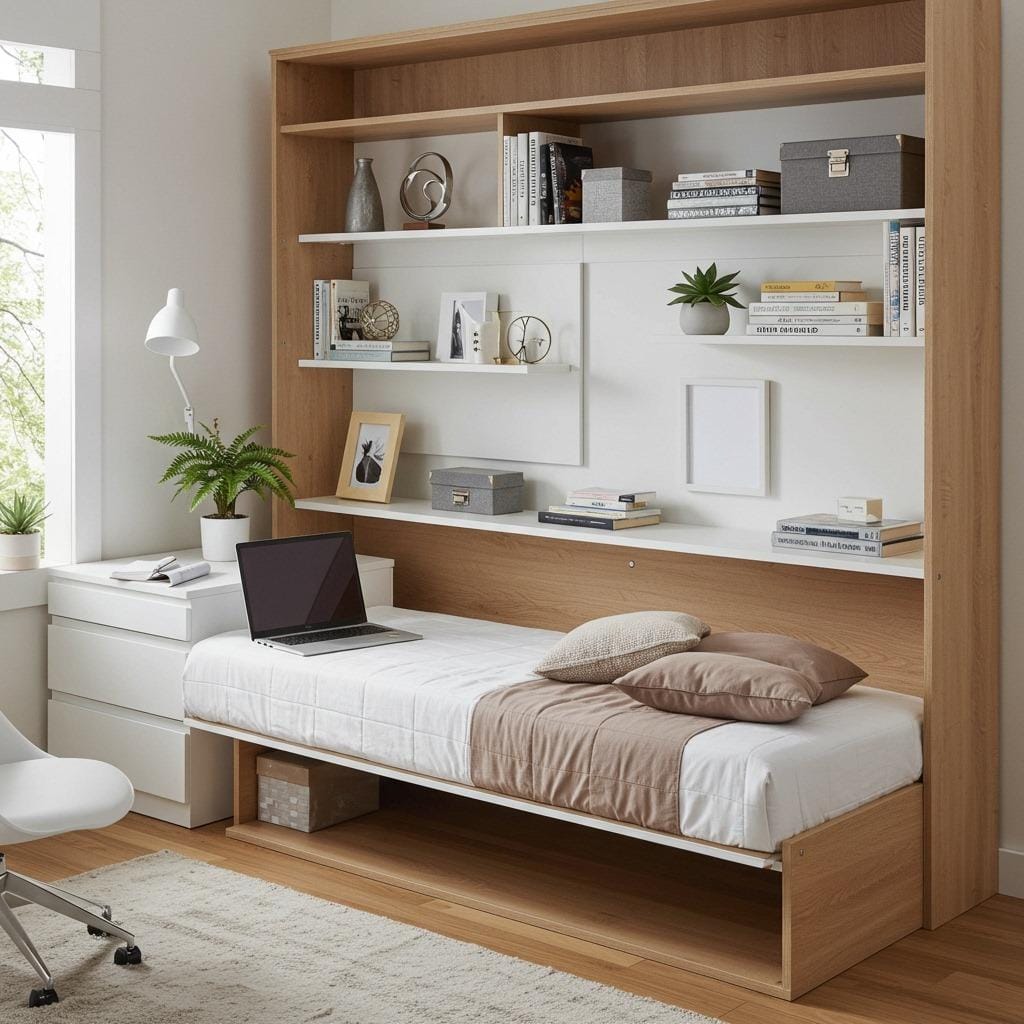 Murphy Beds with Integrated Storage Systems