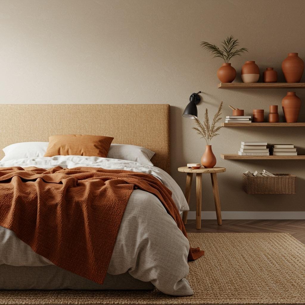 Oatmeal and Rust Palette