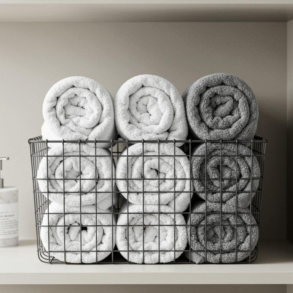 Rolling Method for Guest Linens