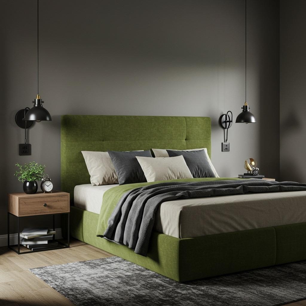 Warm Gray and Olive Palette