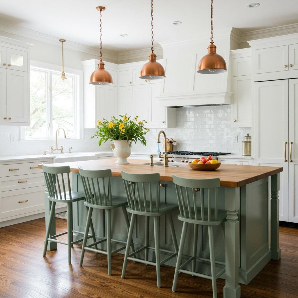 Windsor-Style Spindle Back Stools